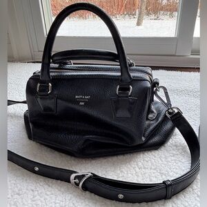 Matt & Nat Malone black vegan leather doctor bag